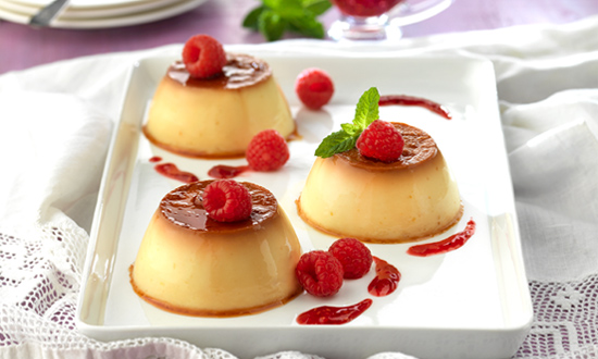receta de flan de vainilla