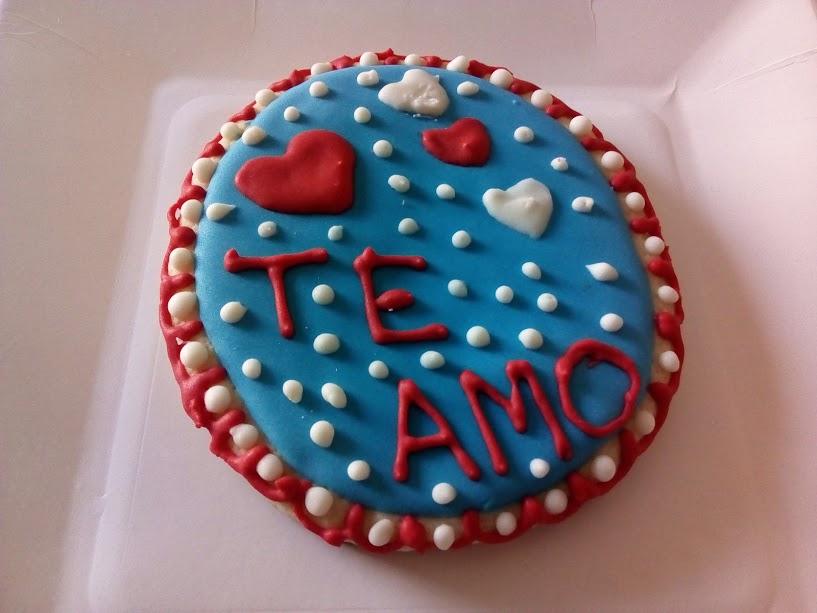 galleta decorada de San Valentin