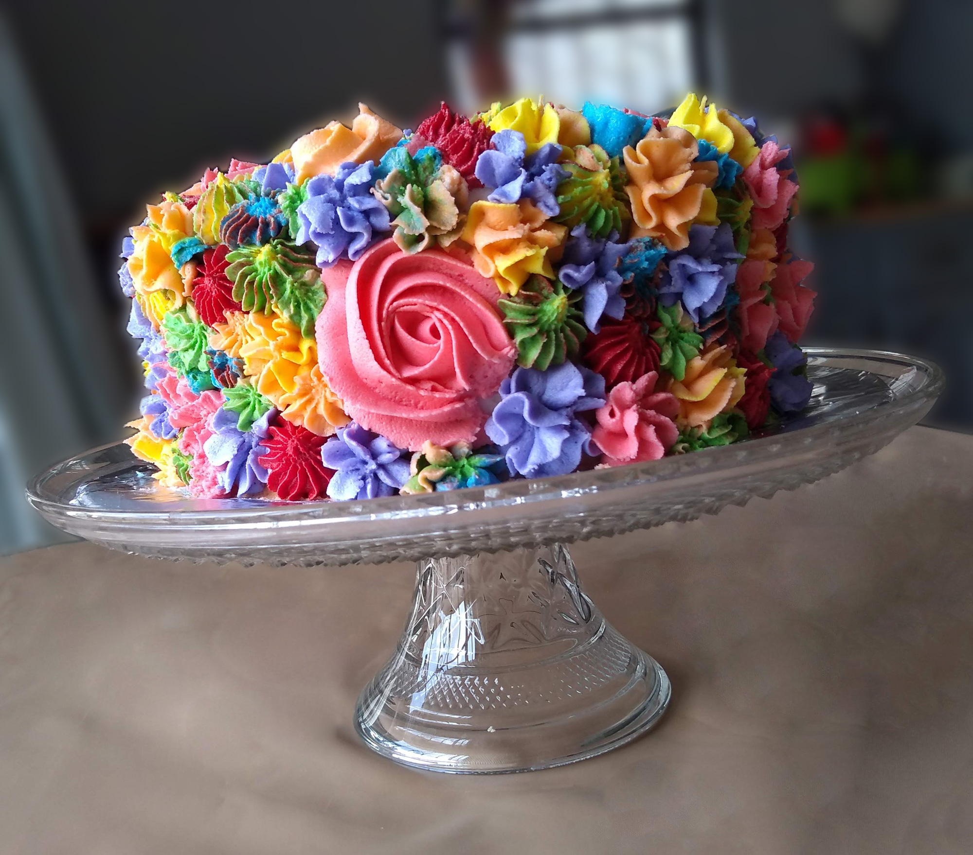 Decoración de Pasteles con Flores