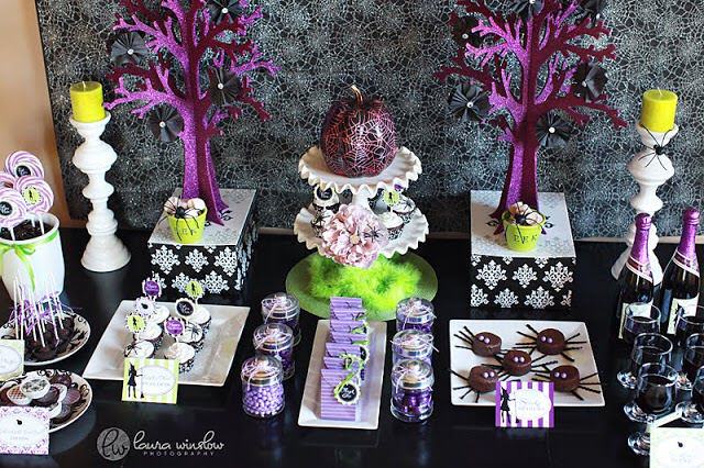 mesas de postres de halloween