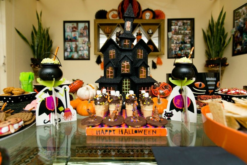 mesas de postres de halloween