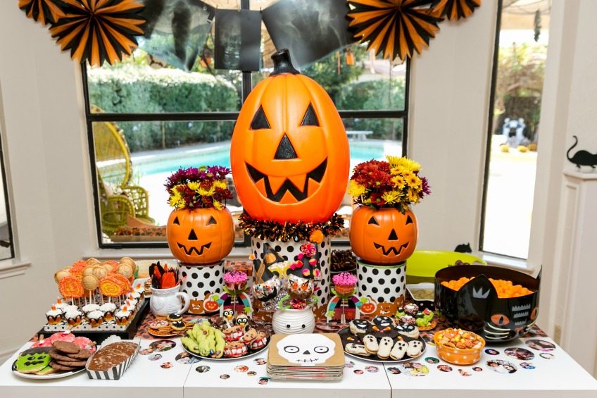 mesas de postres de halloween