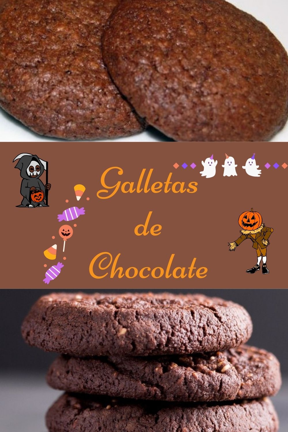 galletas del monstruo de halloween