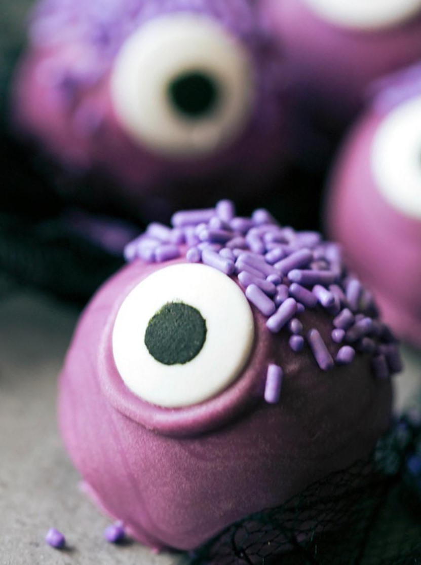 trufas de halloween de Monsters