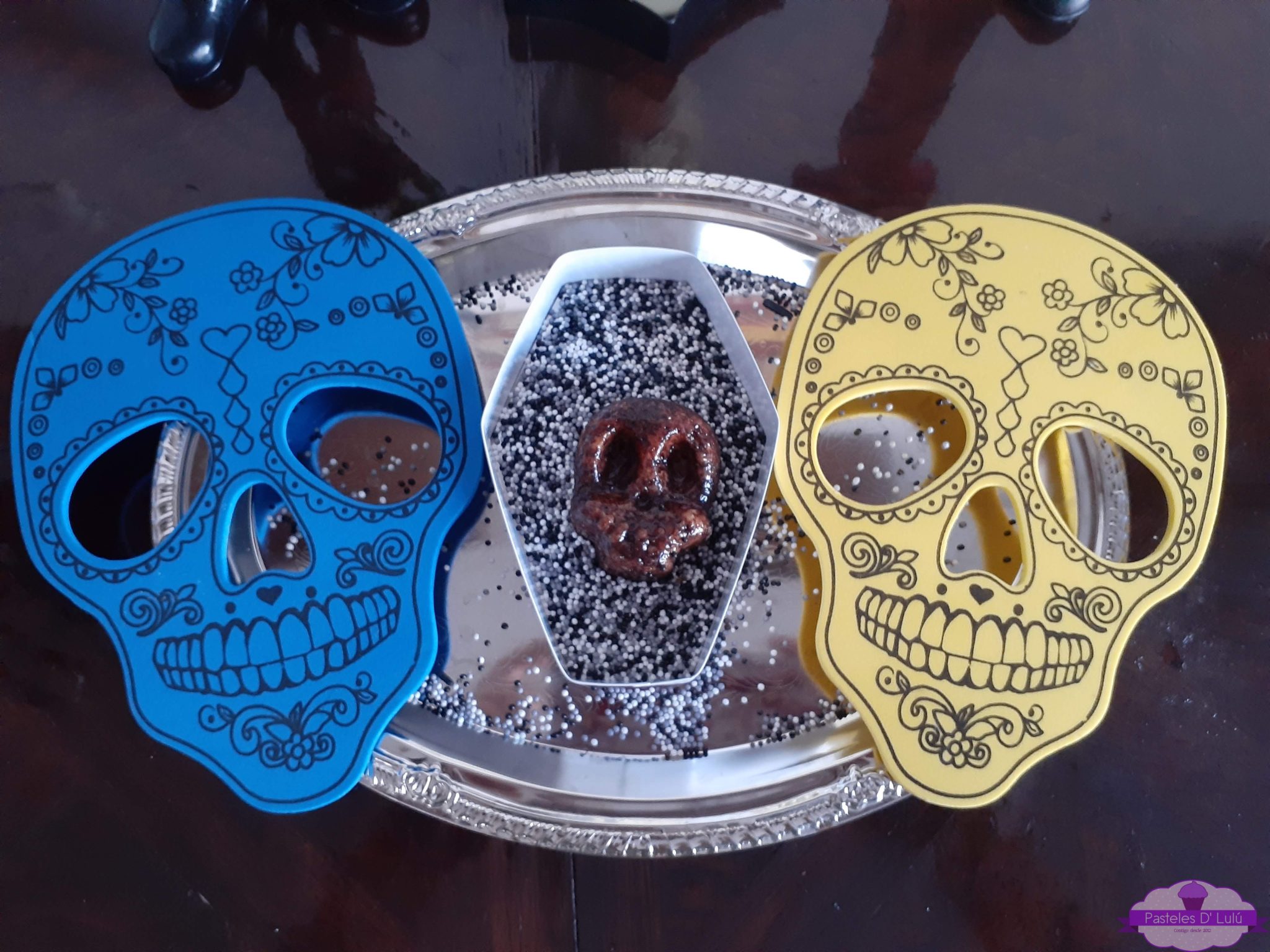 Pastel Mini para Día de los Muertos y Halloween
