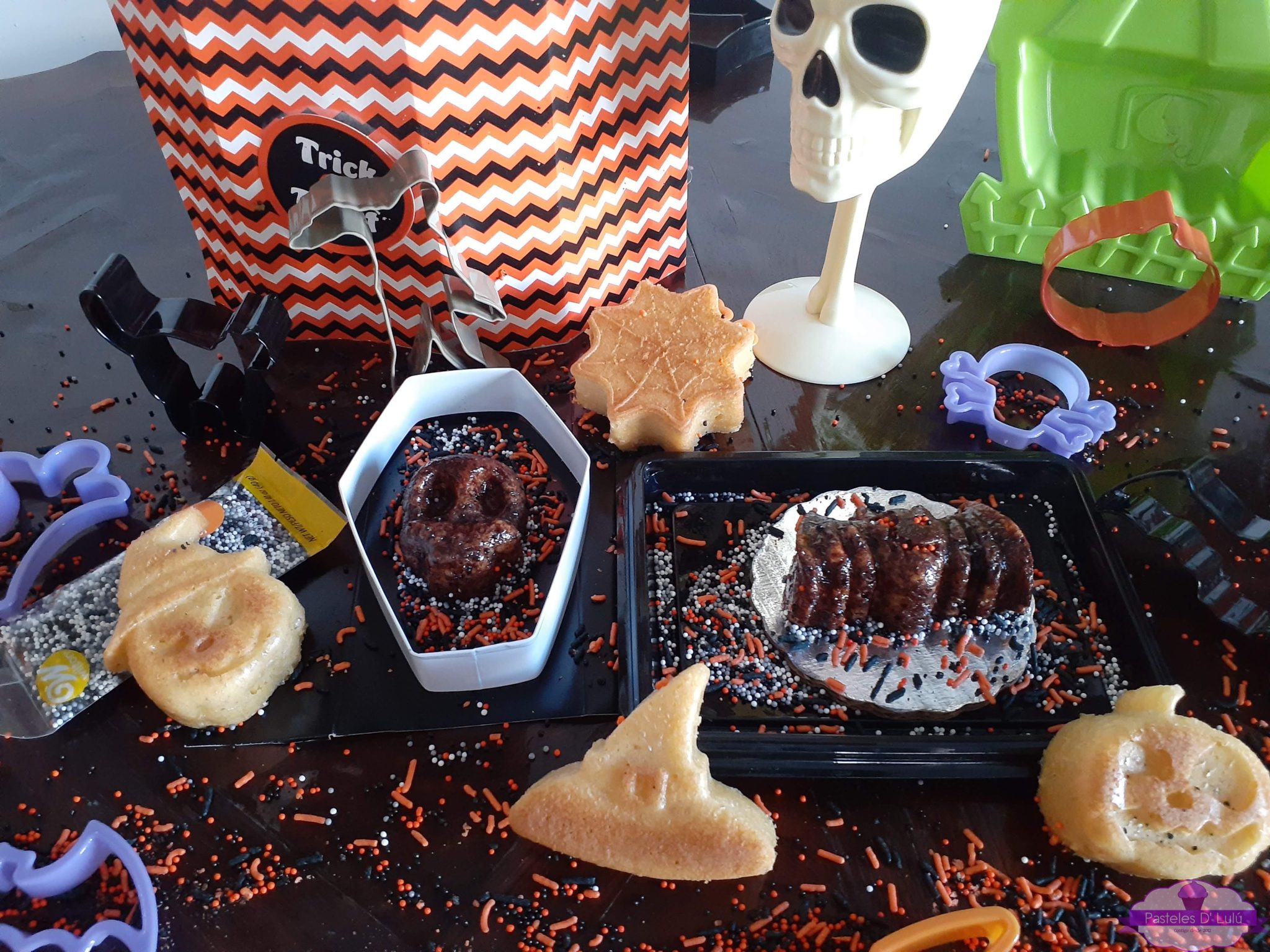 Mini Pastelitos para Día de los Muertos y Halloween