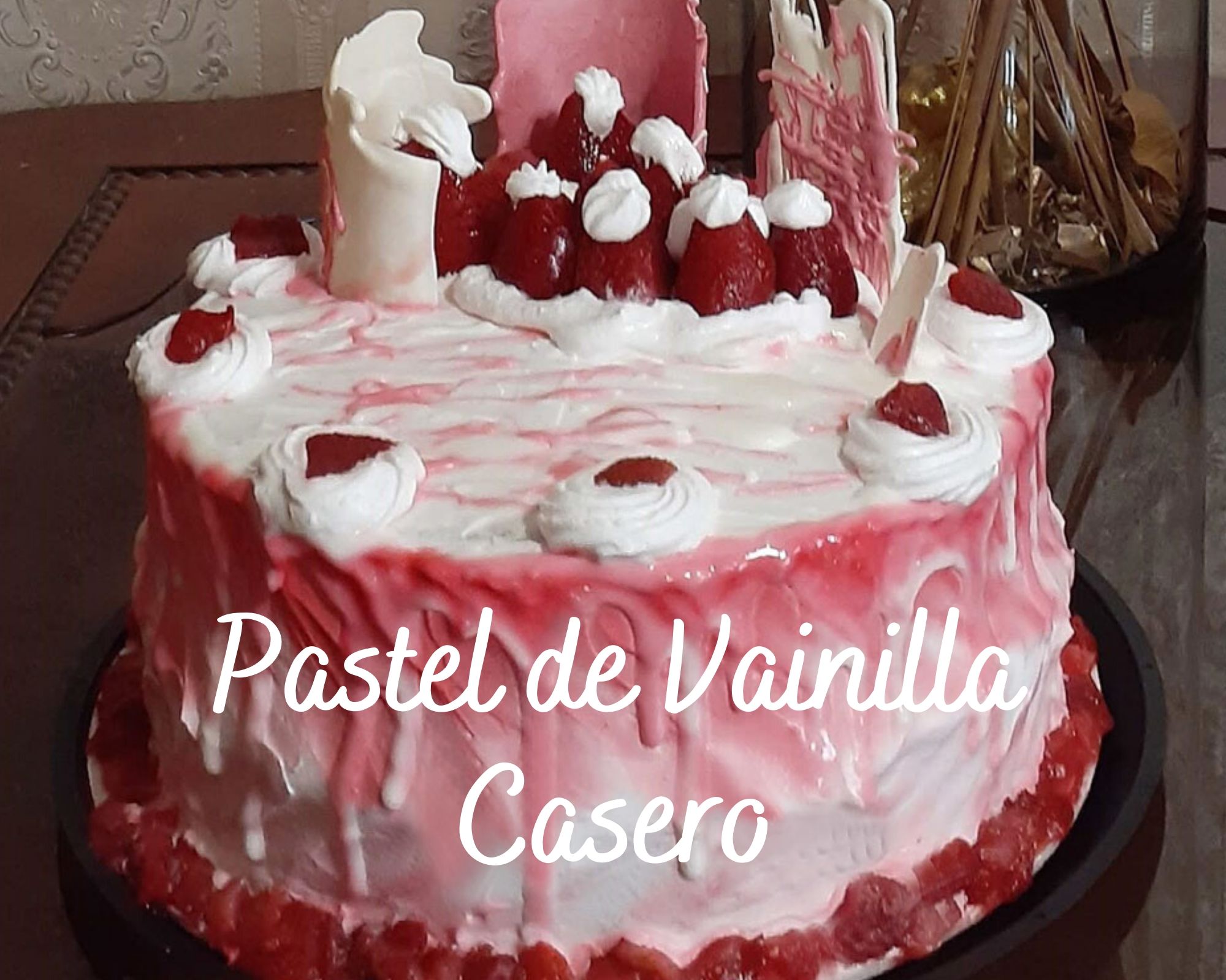 Pastel Casero de Vainilla