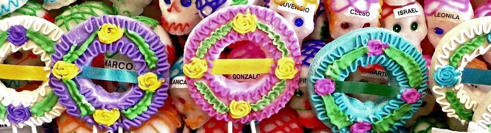 alfeñiques de coronas del día de muertos