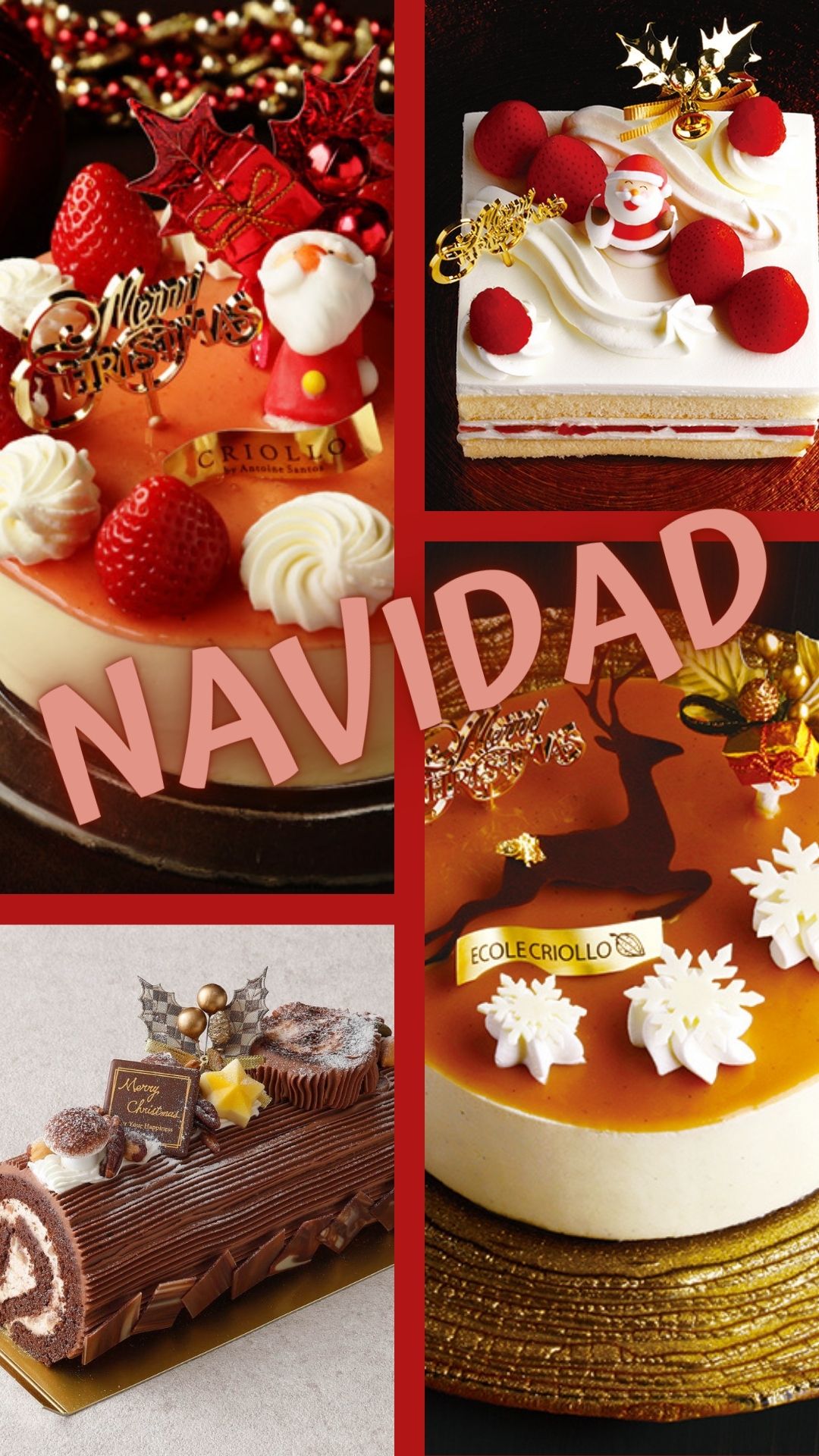 Pasteles Elegantes para Navidad
