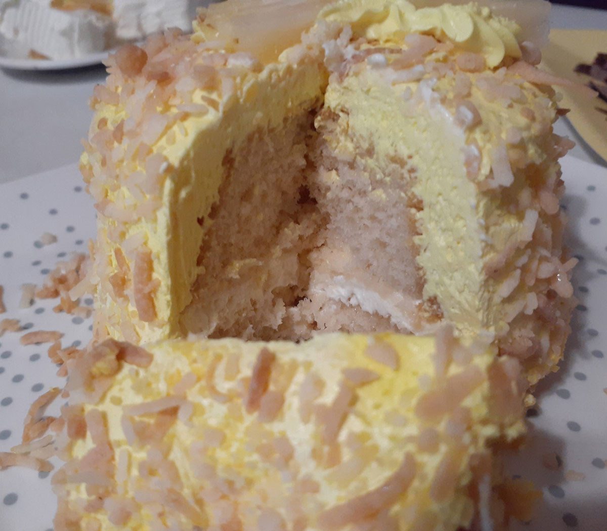 Mini Pastel de Piña Colada