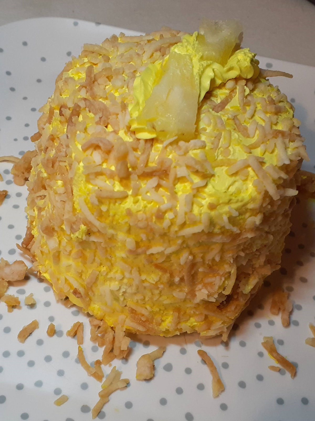 Mini Pastel de Piña Colada