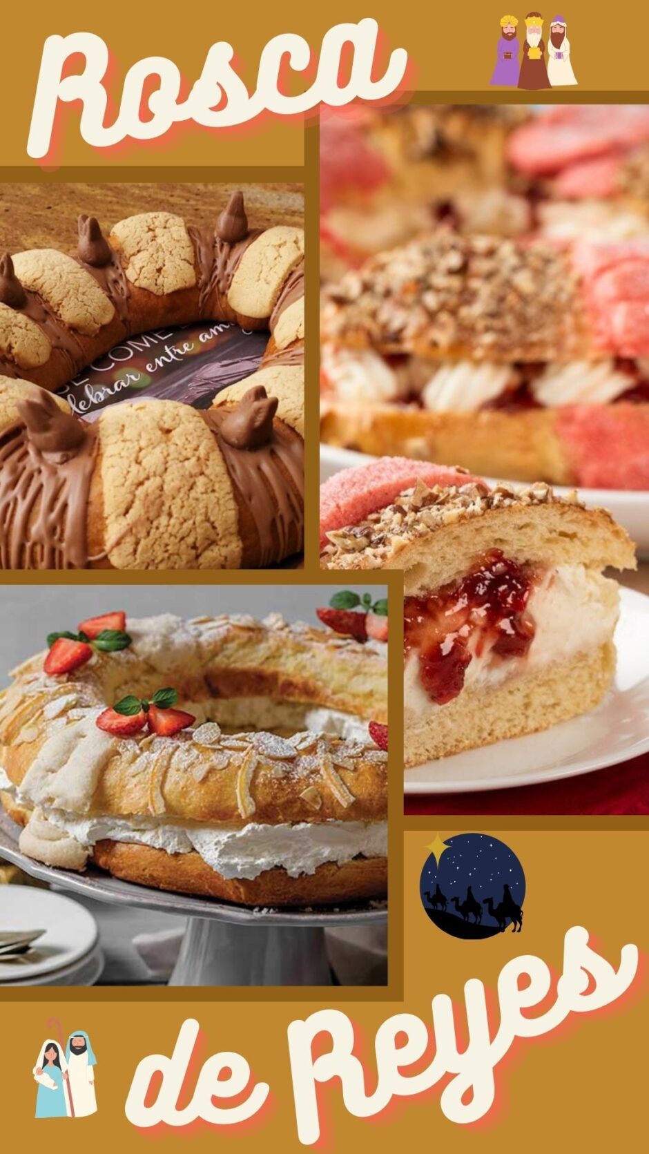 Ros Reyes Rosca de Reyes Rellena