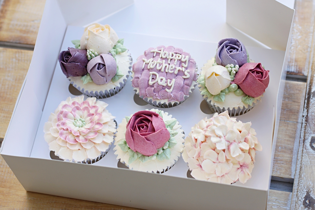 Cupcakes del Día de las Madres
