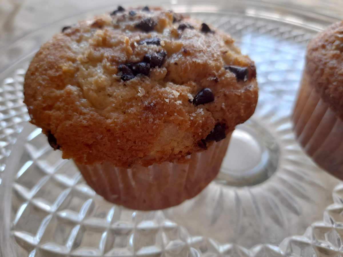 Muffins de Vainilla con Chispas de Chocolate