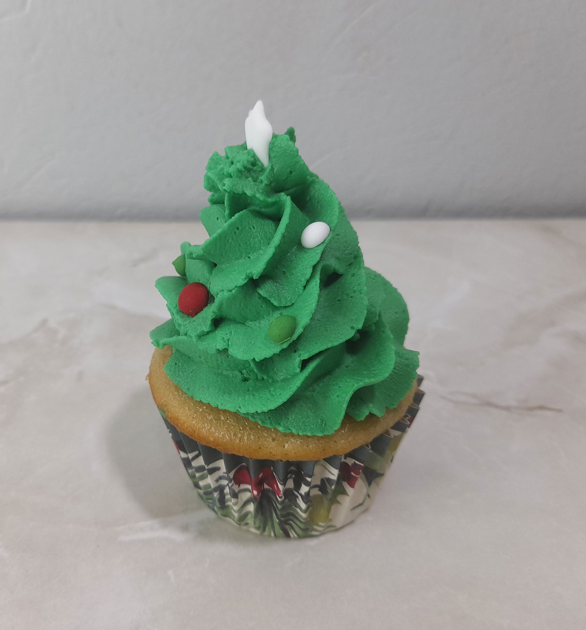 decoración de cupcakes navideños