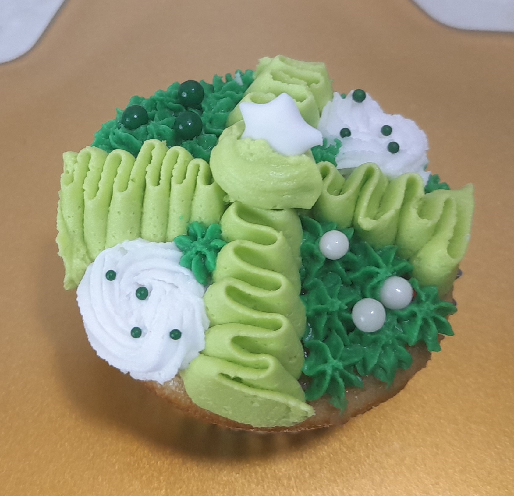 decoración de cupcakes navideños