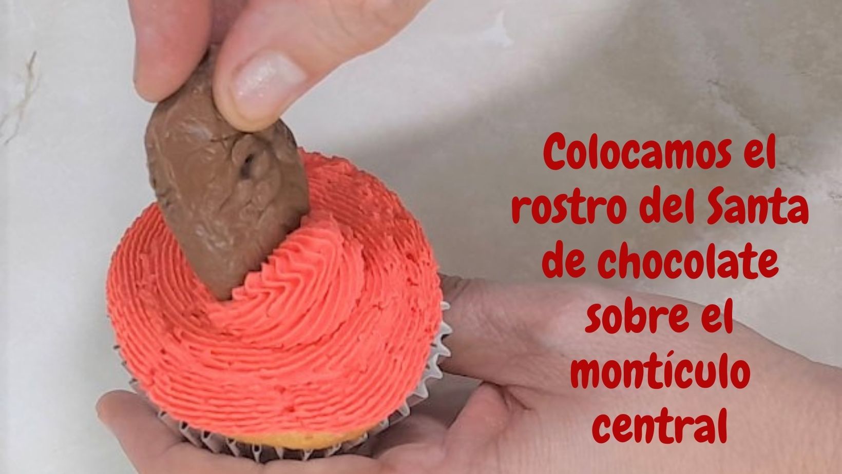 Cupcake de Santa
