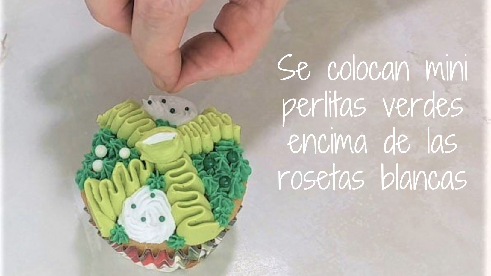decoración de cupcakes navideños