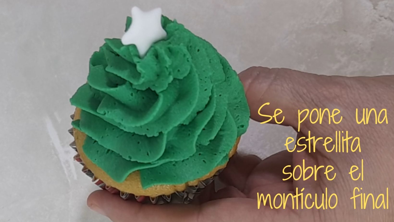 decoración de cupcakes navideños