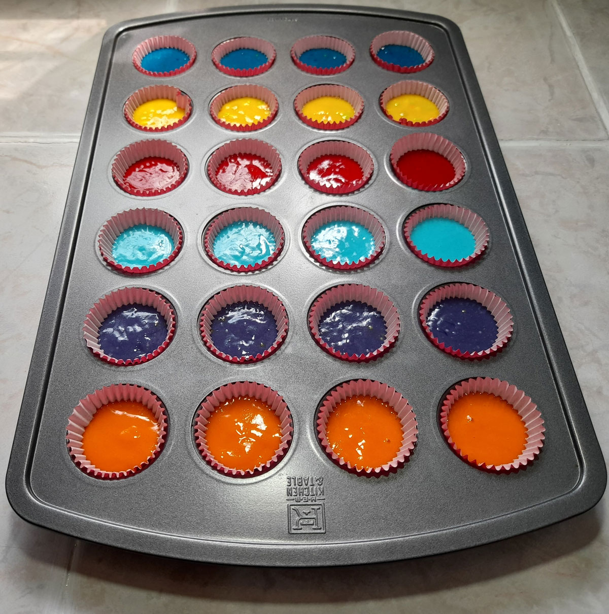 Mini Cupcakes de Colores