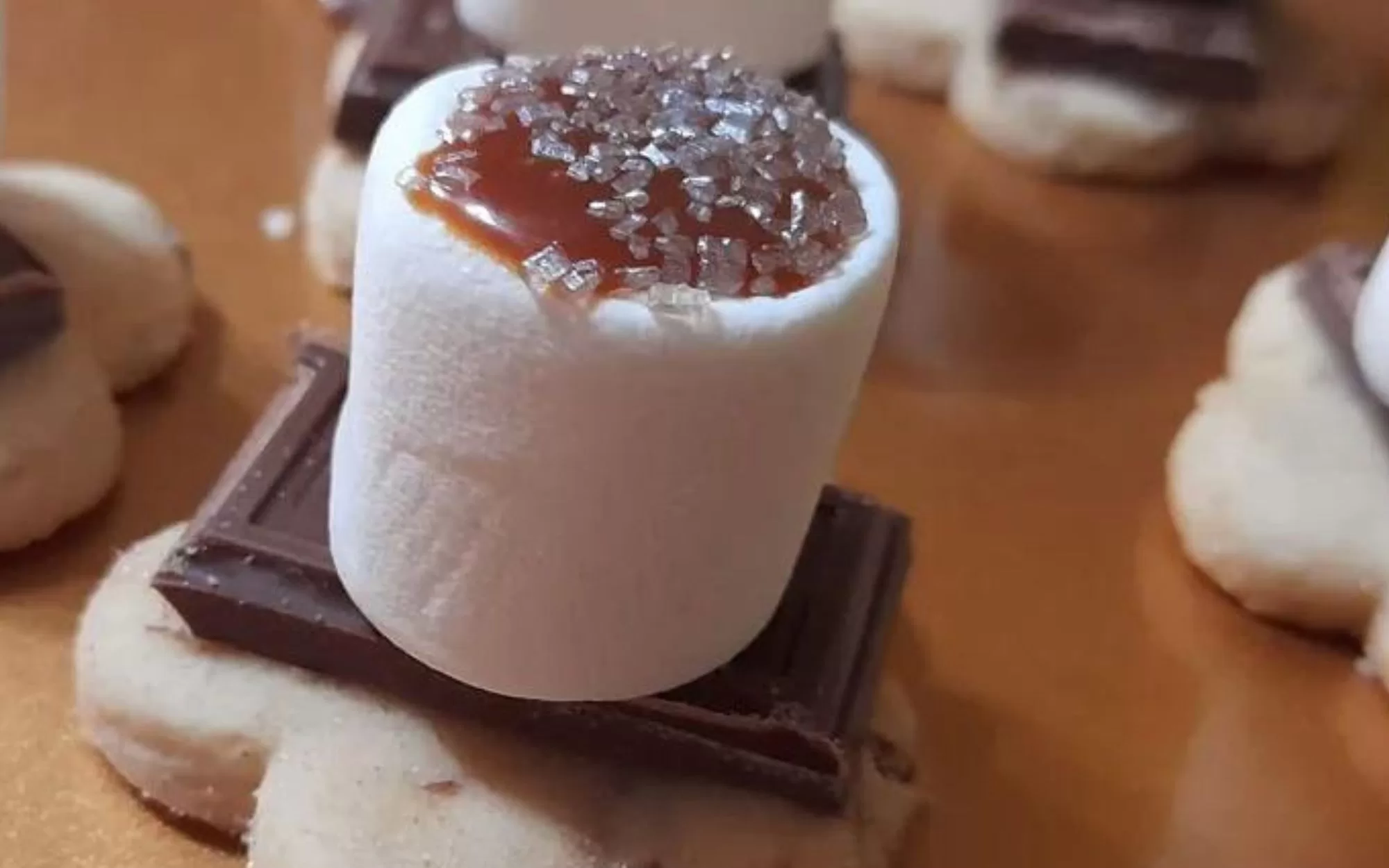 Postre de Bombón y Chocolate