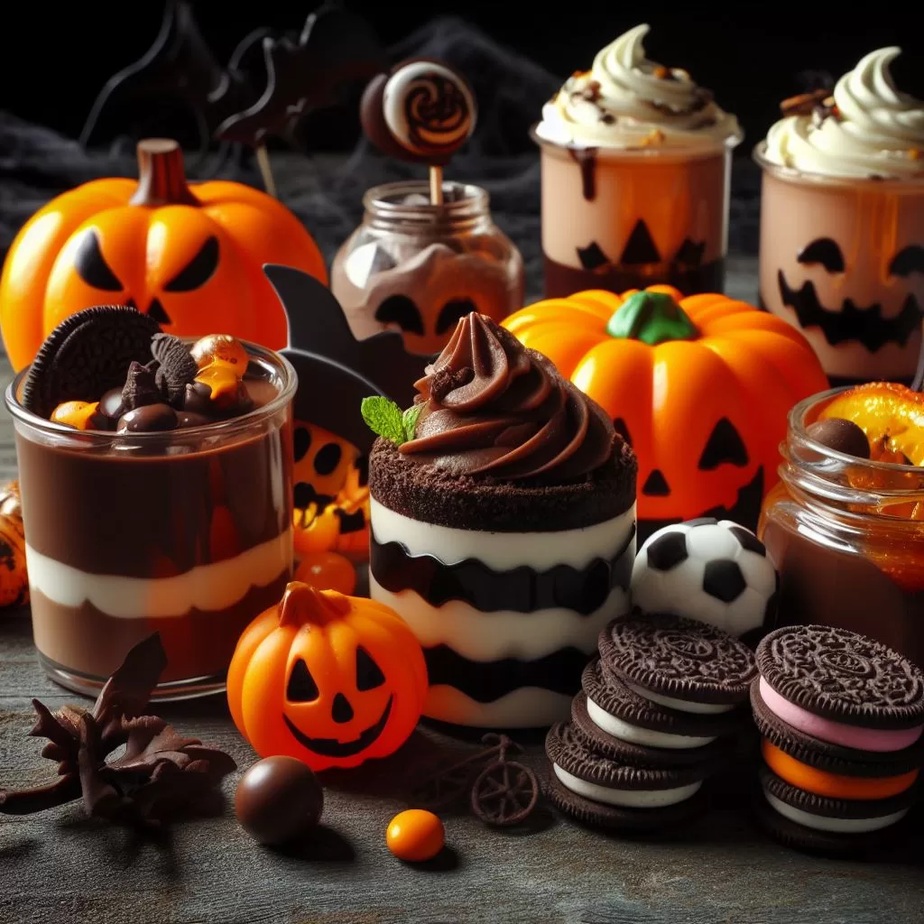 Postres para halloween con galletas Oreo