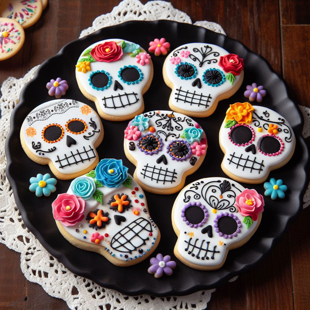Galletas de Azúcar para Día de Muertos