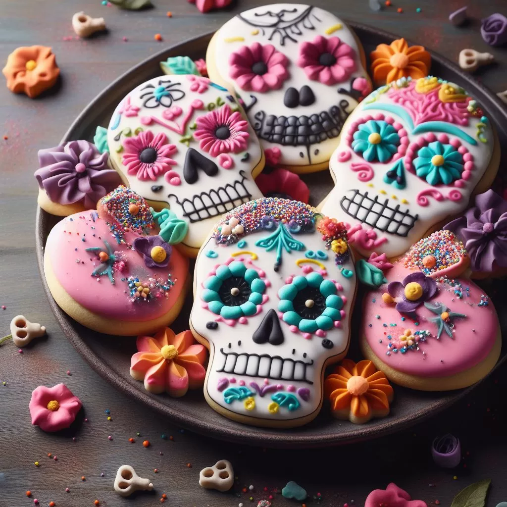 Galletas de Azúcar para Día de Muertos