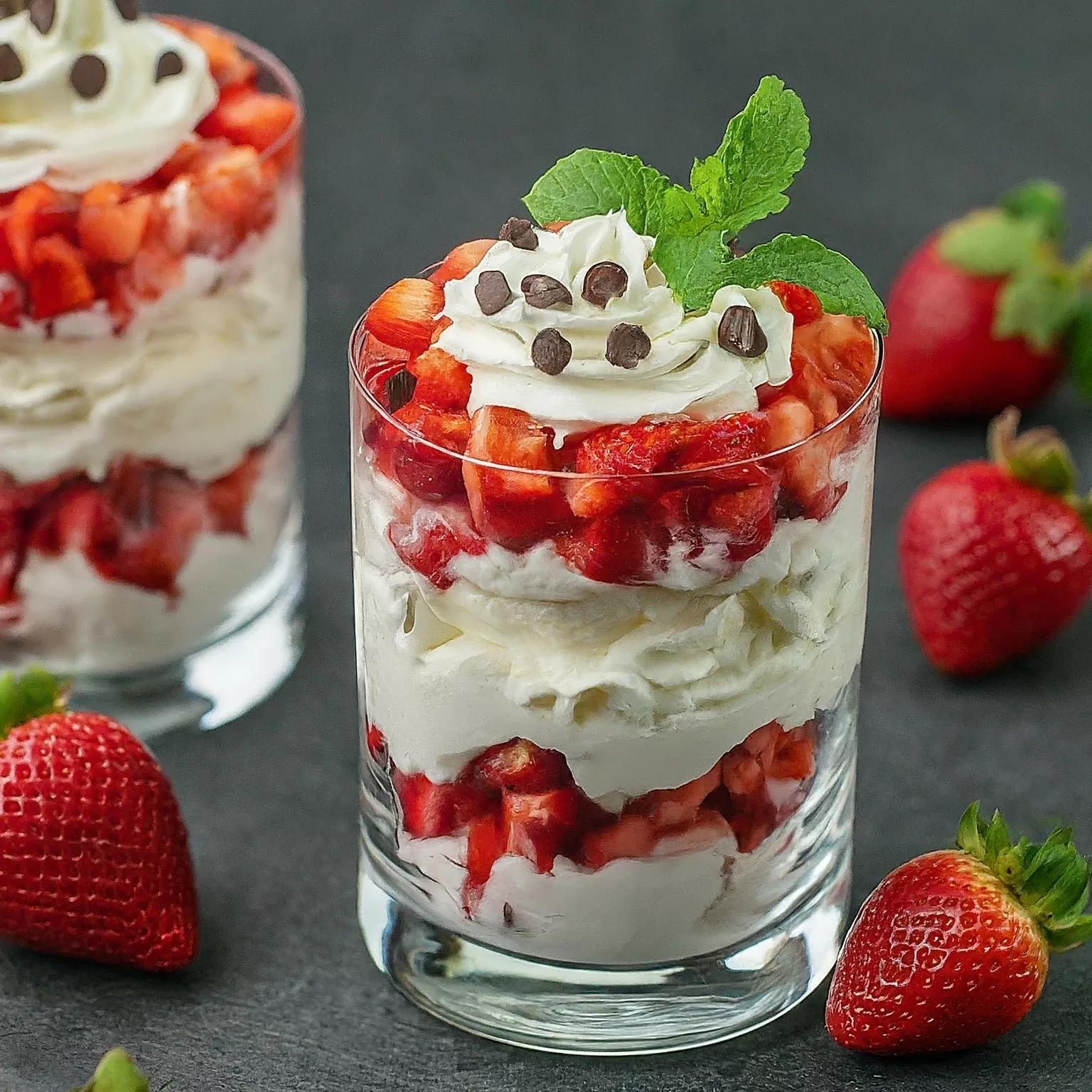 Fresas con Crema