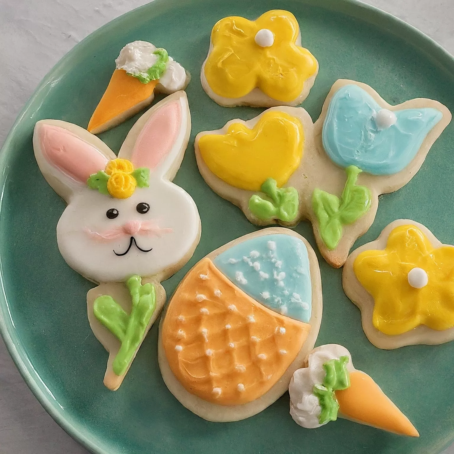 Galletas para decorar por niños para Pascua