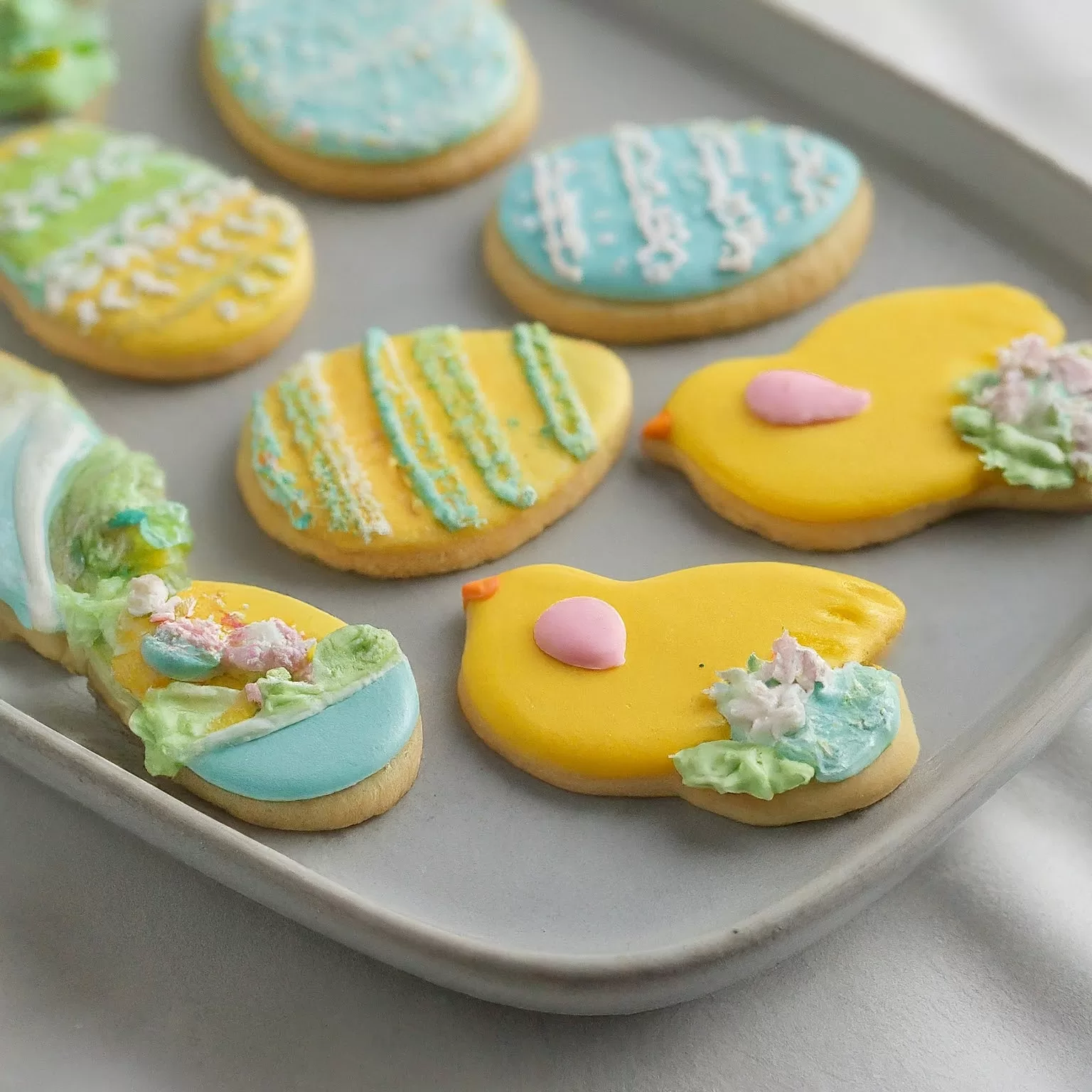 Galletas para decorar por niños para Pascua