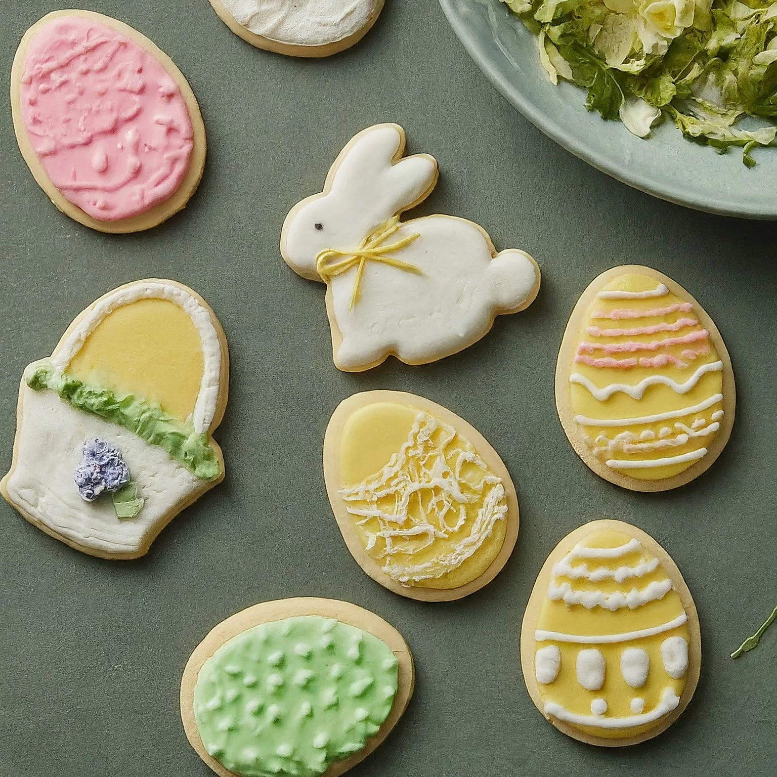 Galletas para decorar por niños para Pascua