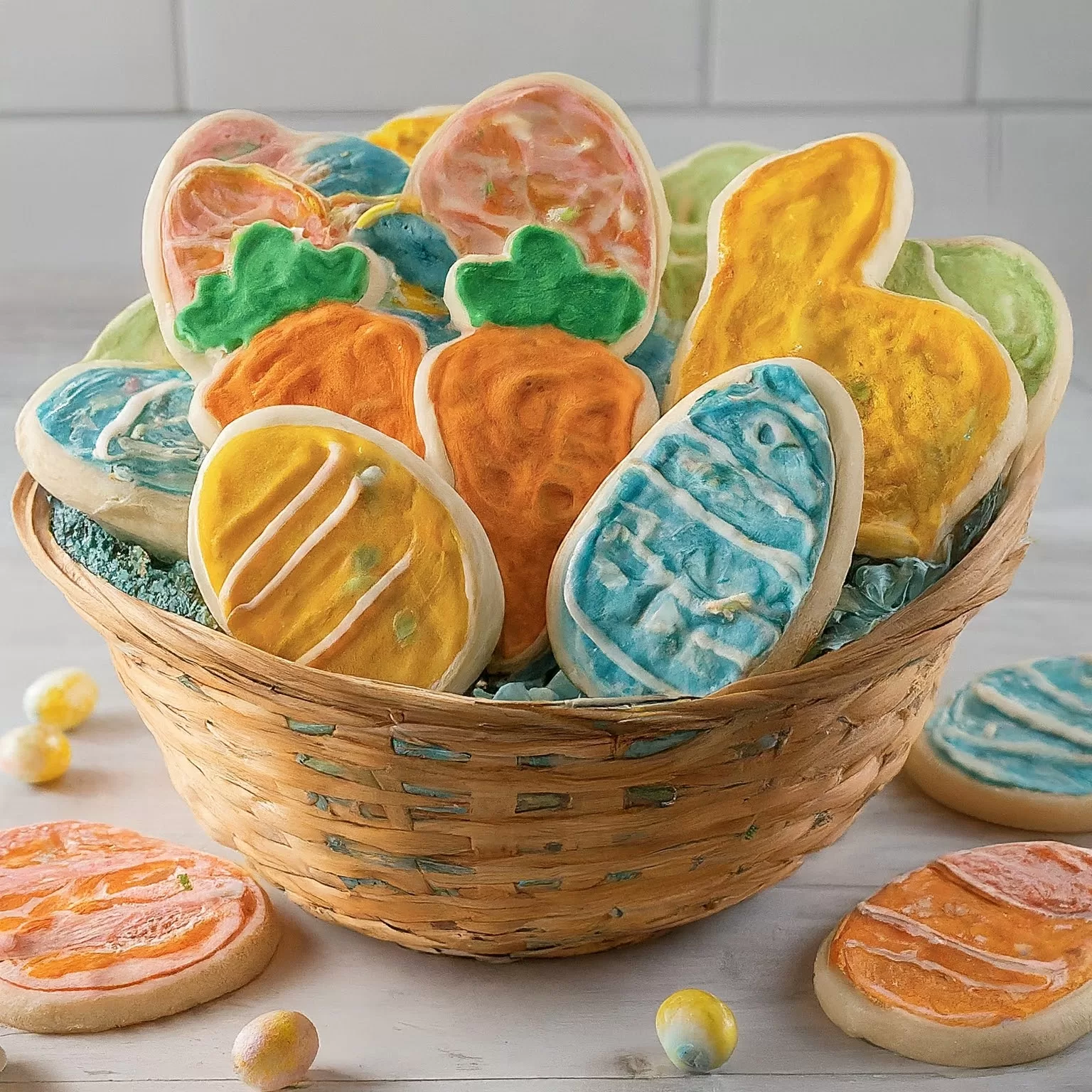 Galletas para decorar por niños para Pascua