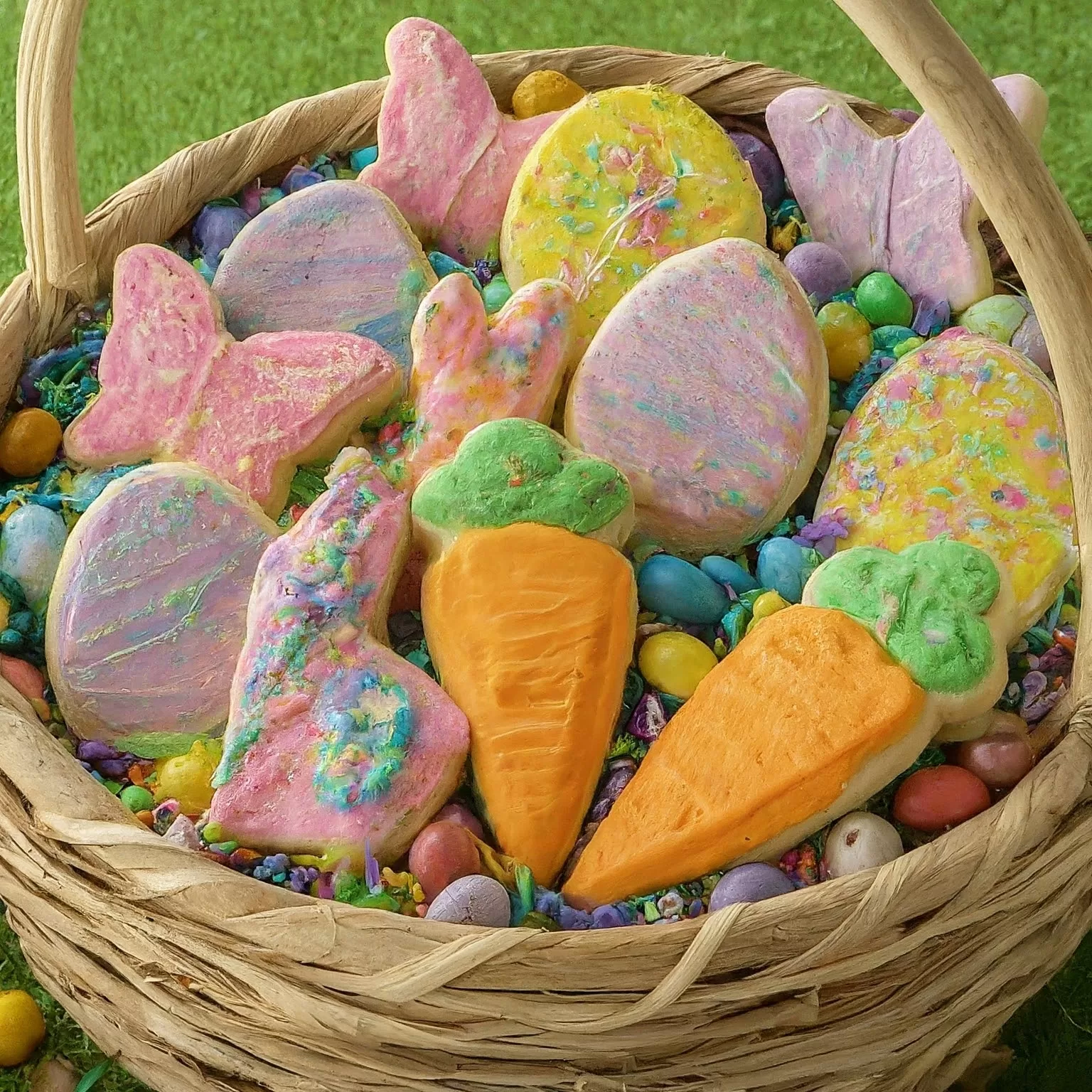 Galletas para decorar por niños para Pascua