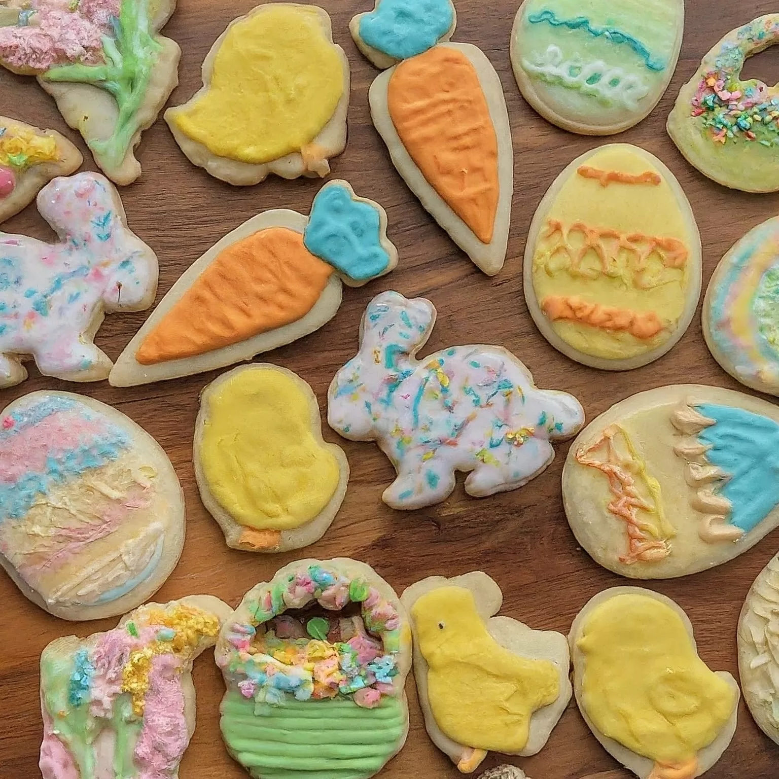 Galletas para decorar por niños para Pascua