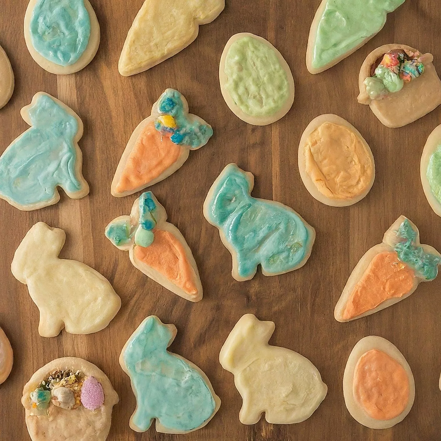 Galletas para decorar por niños para Pascua