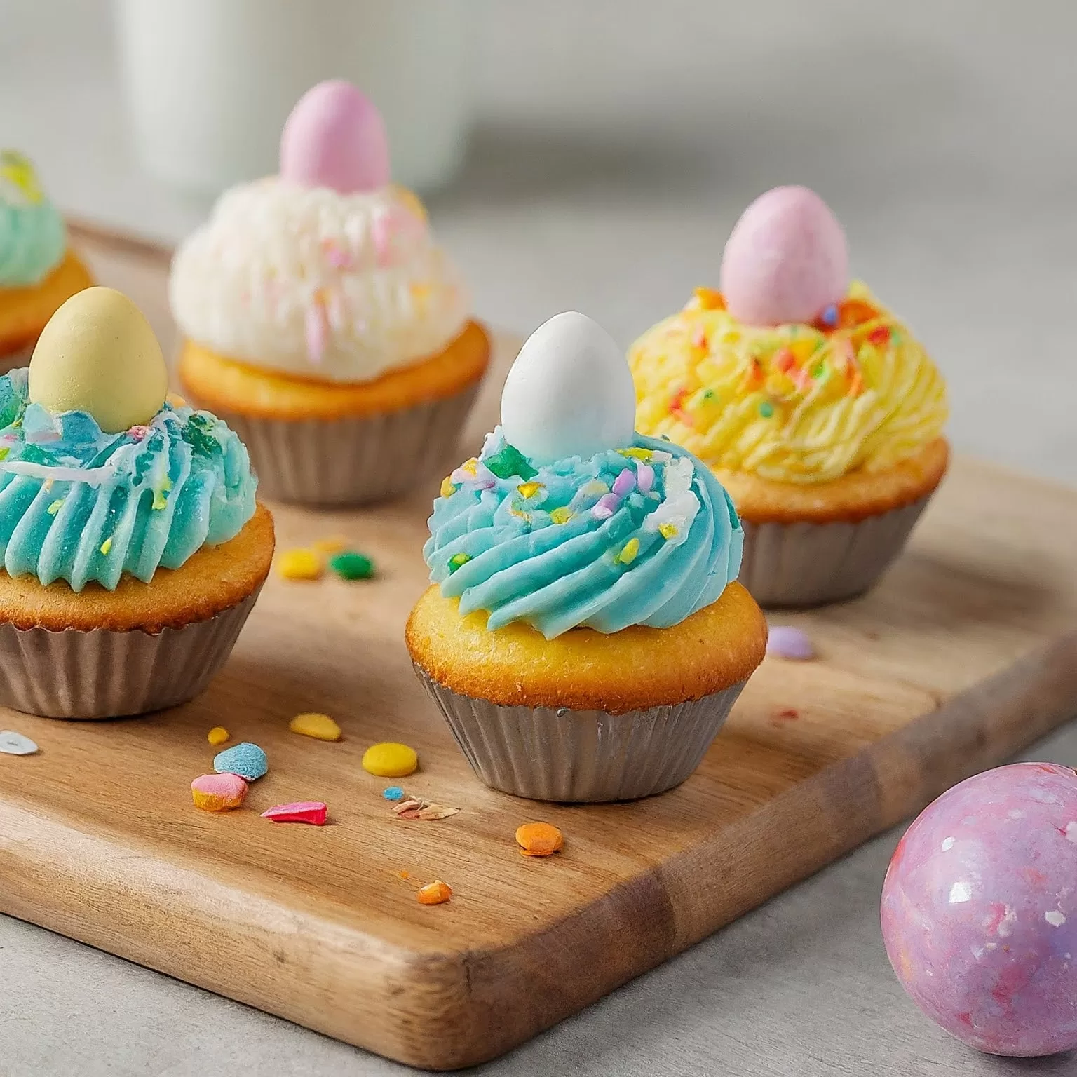 Ricos cupcakes de Pascua