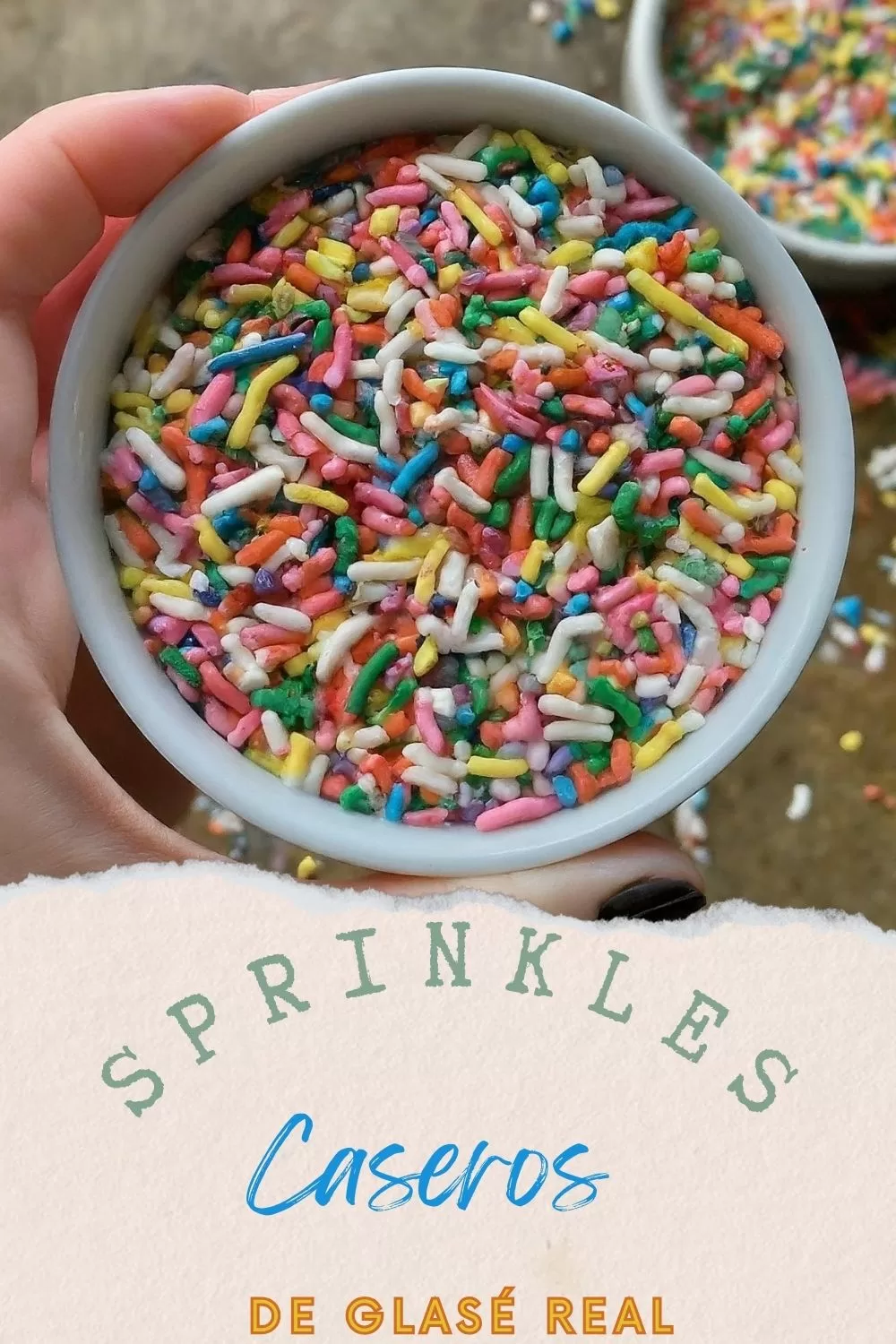 Sprinkles Caseros de Glasé Real