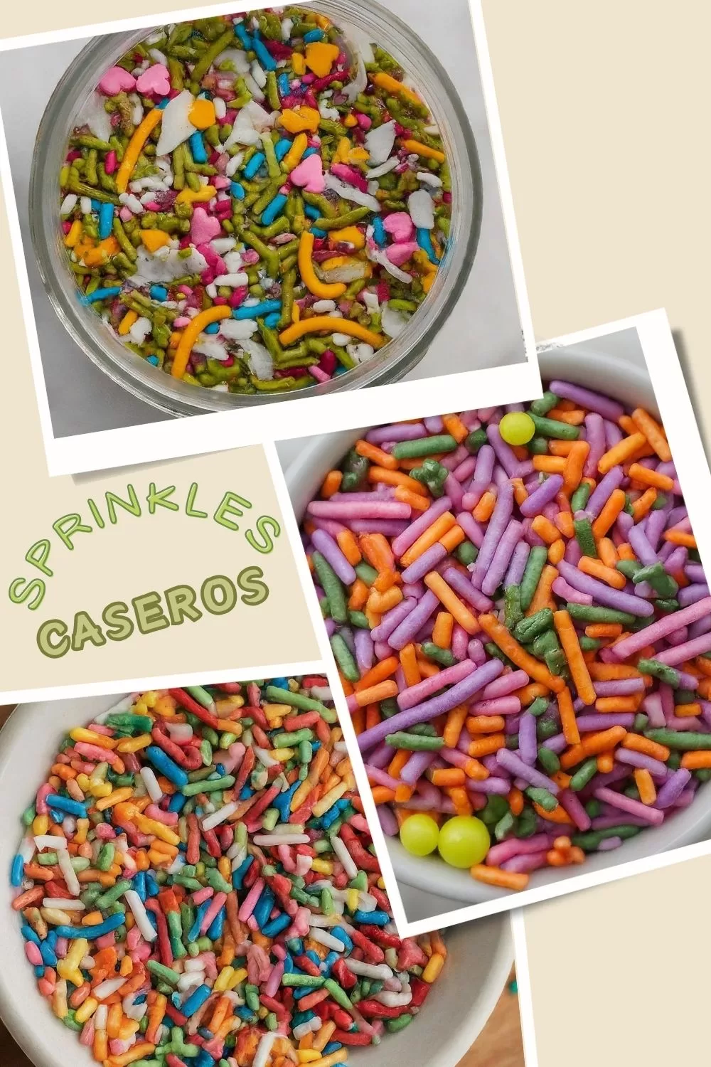 Sprinkles Caseros de Glasé Real