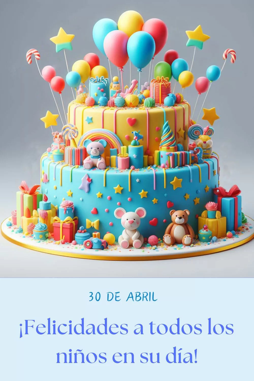 Pastel Excepcional para Día del Niño